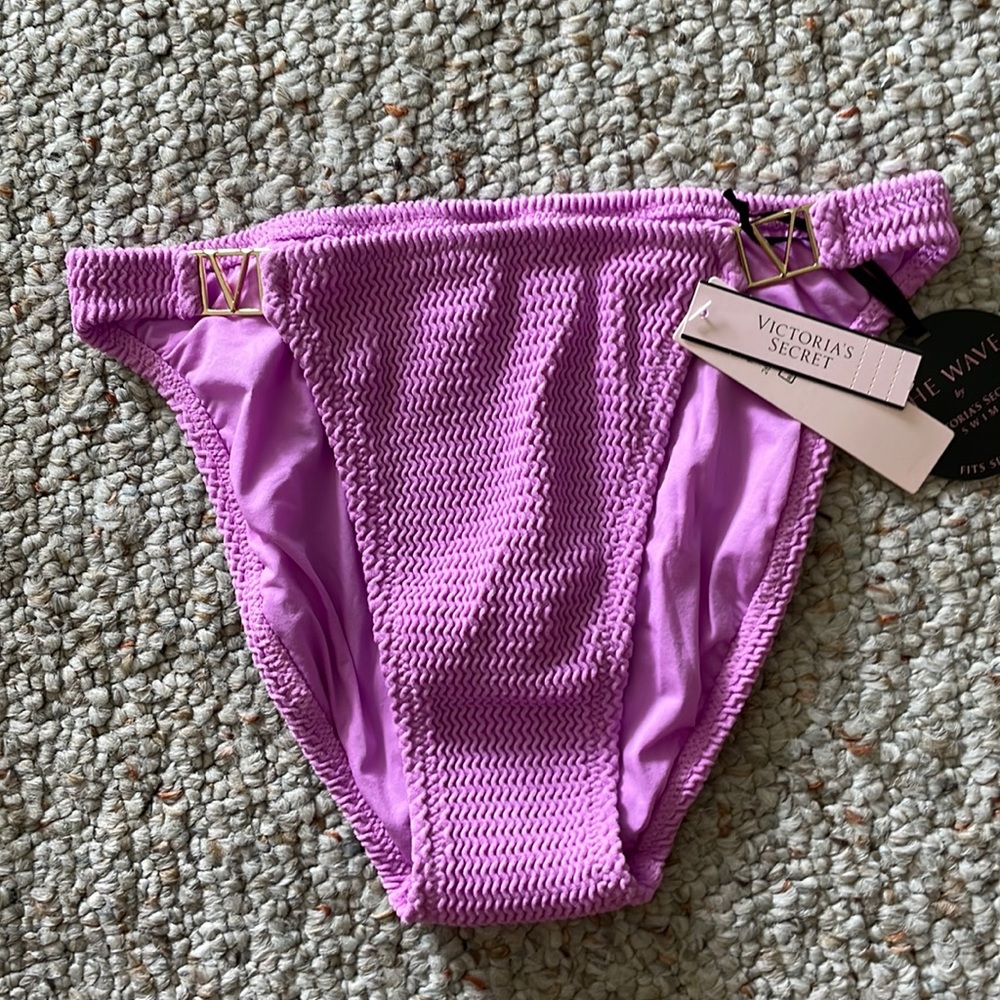 Victoria’s Secret bikini bottom with signature V hardware